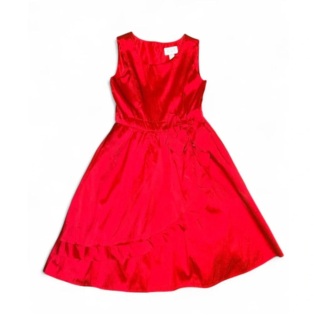 Satin Red Formal Dress